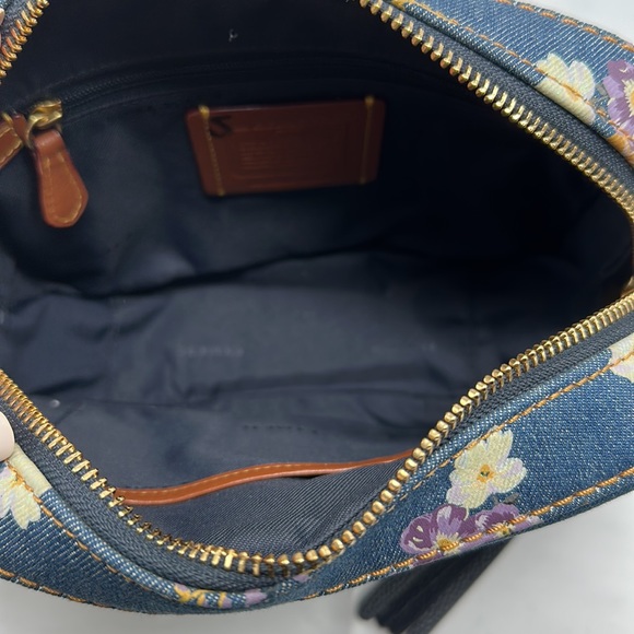 Coach Bags Coach Denim Floral Crossbody Bag Poshmark